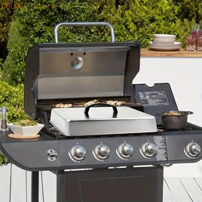 Camping Cooking Flat Top - Üstü Düz Pişirme ve Kapalı Sıcak