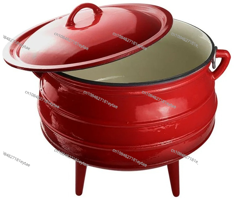 Camping Cooking Dutch Oven - Yepyeni Stoklu Emaye Kaplı Dökme Demir