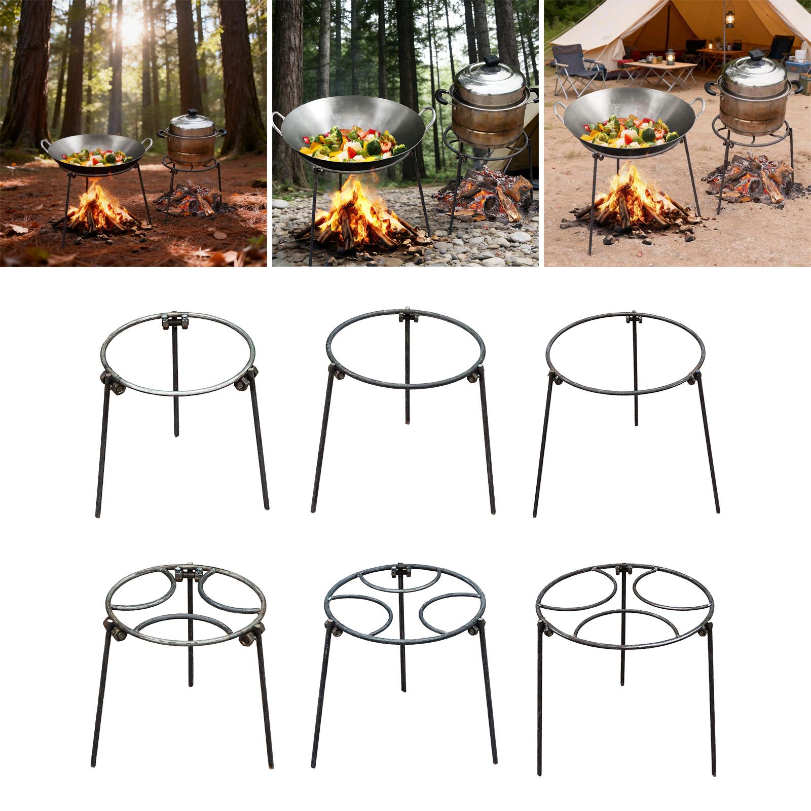 Camping Cooking Dutch Oven - Kamp Ateşi Tripod'u, Hollanda Fırını Çok