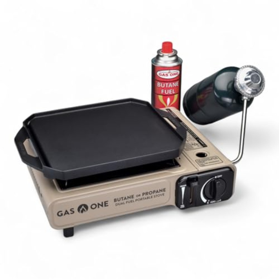 Camping Cooking Flat Top - GasOne GS-3400P-KIT Propan veya Bütan Gazlı