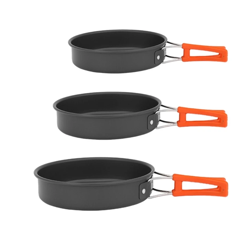 Camping Cooking Rack - Kızartma tavası yapışmaz tava ile taşınabilir