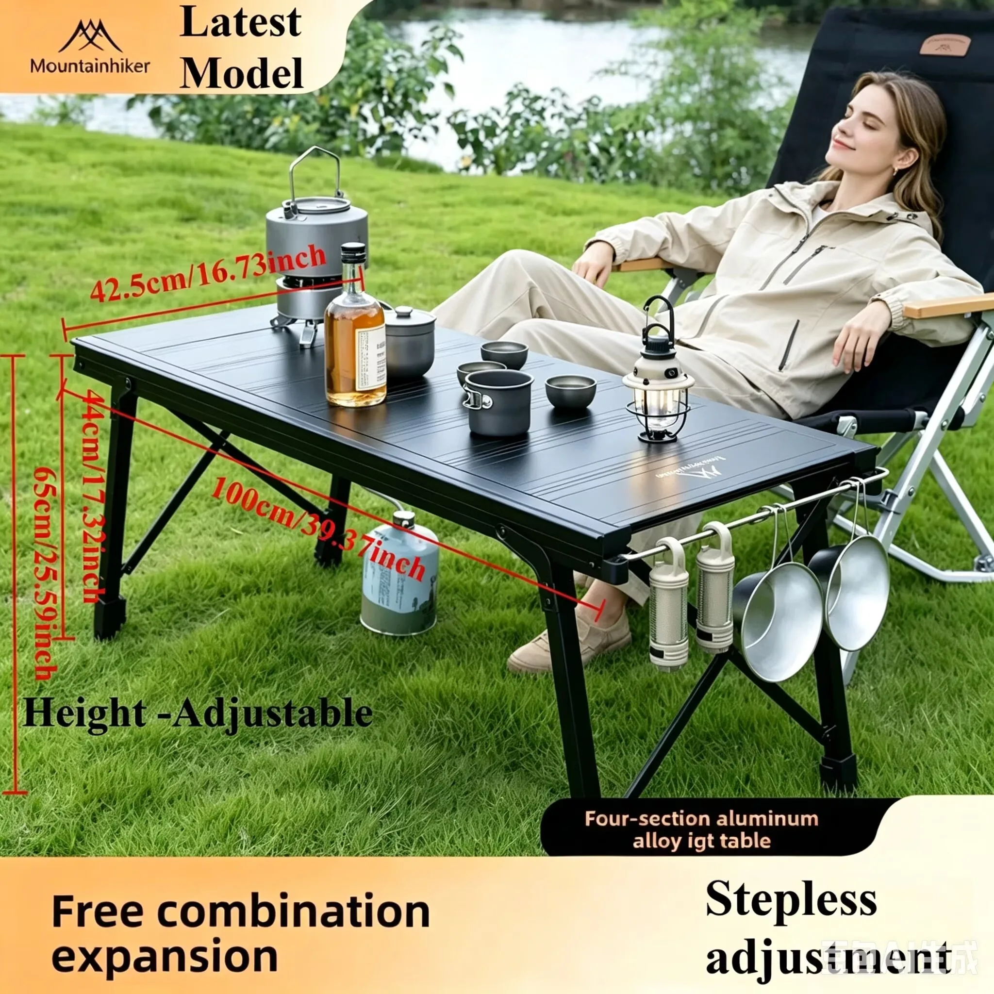 Camping Cooking Options - Katlanır IGT Kamp Kaldırma Masası, Taşınabilir