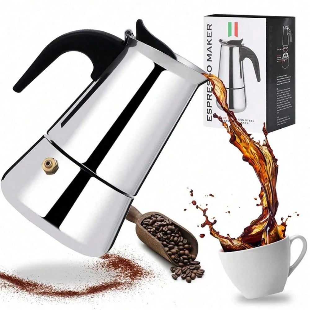 Camping Cooking Utensils - 12 fincan kahve makinesi paslanmaz çelik
