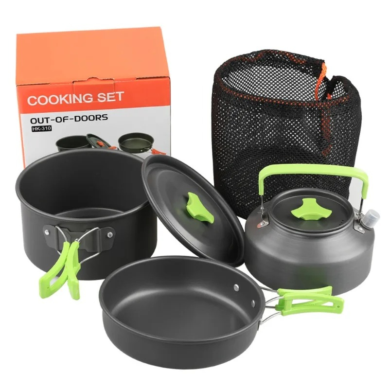 Camping Cooking Kettle - Kamp Yemek Pişirme Seti, Açık Hava