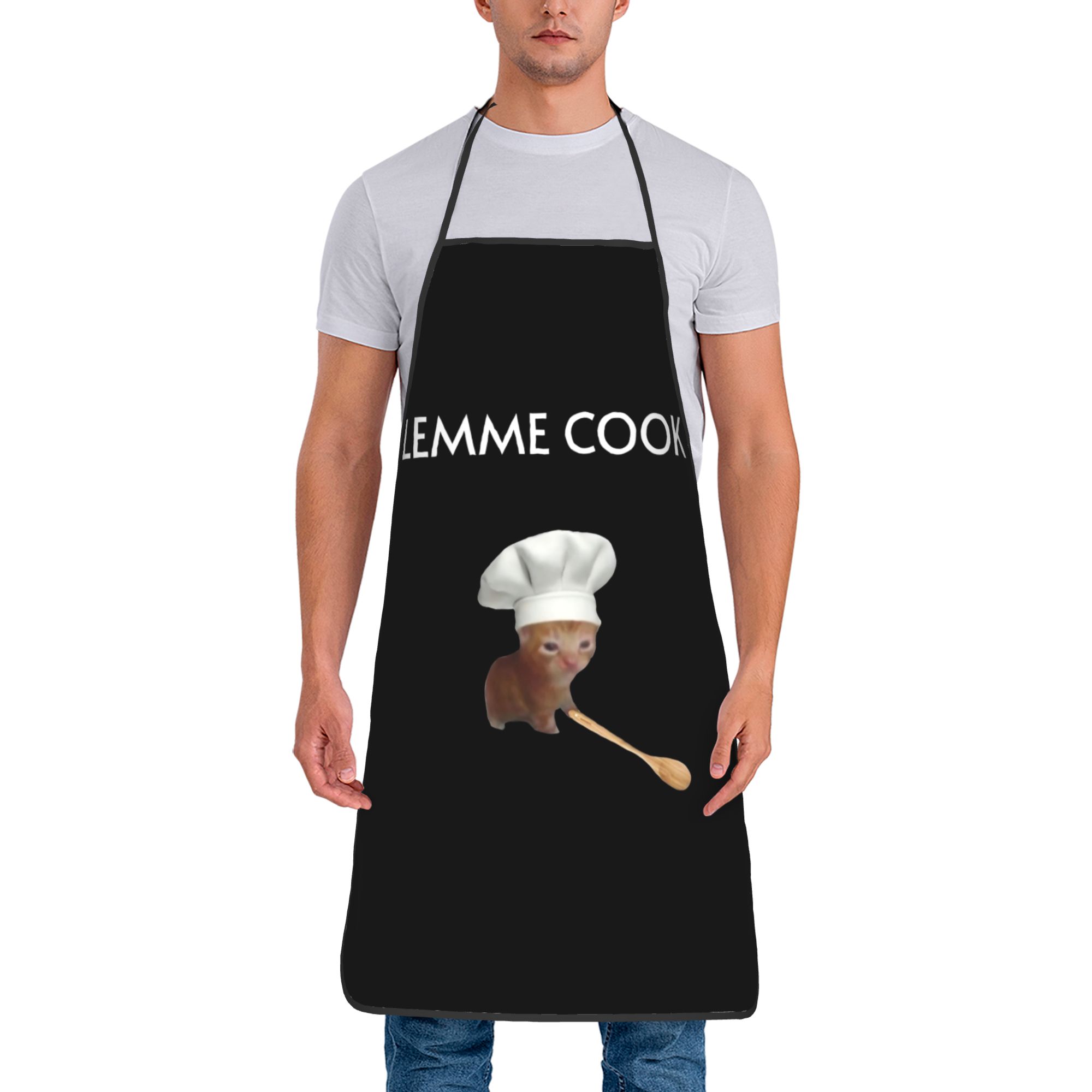 Camping Cooking Apron - Şef Kedi Yavrusu Meme Lemme Aşçı