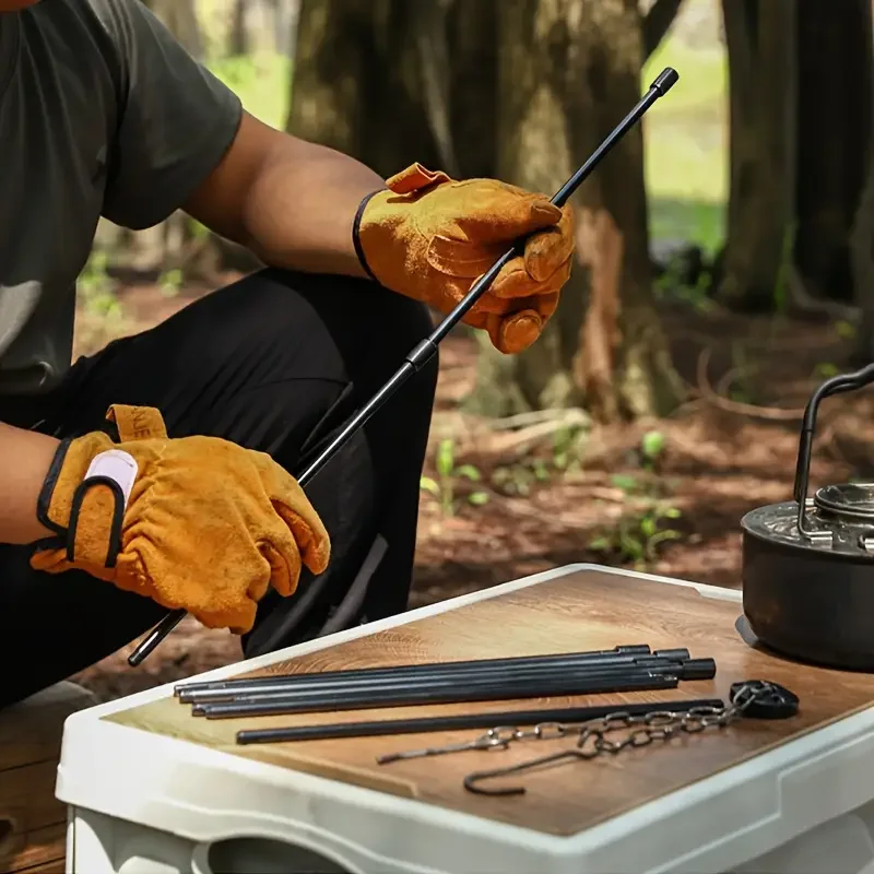 Camping Cooking Pot Tripod - Açık Hava Büyük Kamp Ateşi Üçayağı