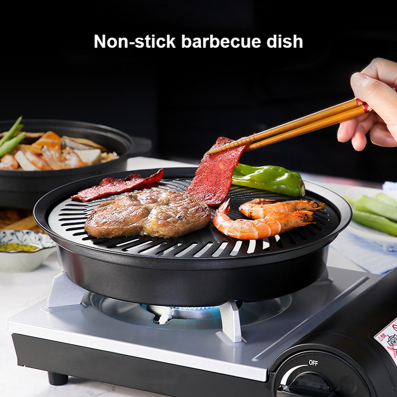 Camping Cooking Flat Top - Kore yapışmaz barbekü tepsisi açık kaset