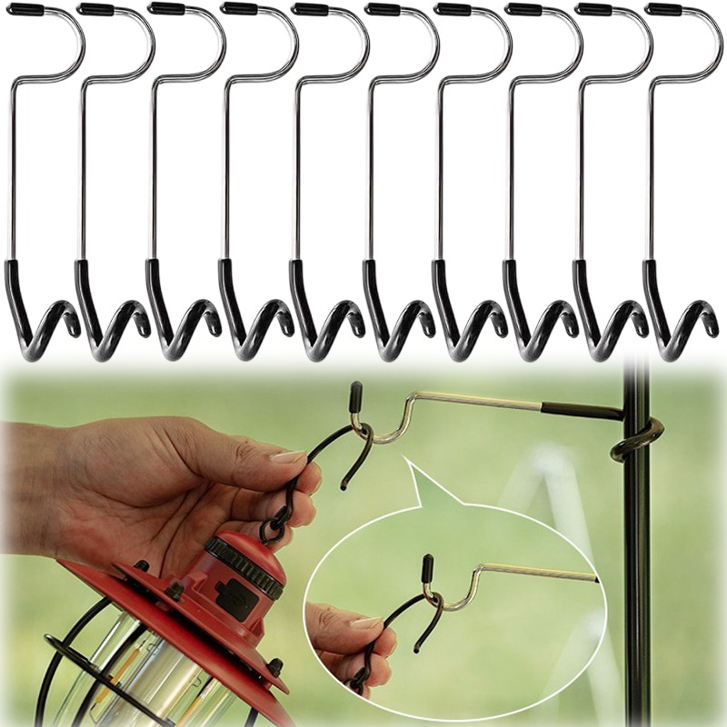 Camping Cooking Hanger - 1-10 adet kamp çadırı S kanca