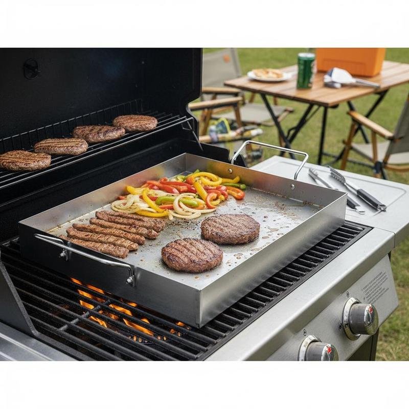 Camping Cooking Flat Top - Dikdörtgen Düz Üst Plaka 17x13 inç