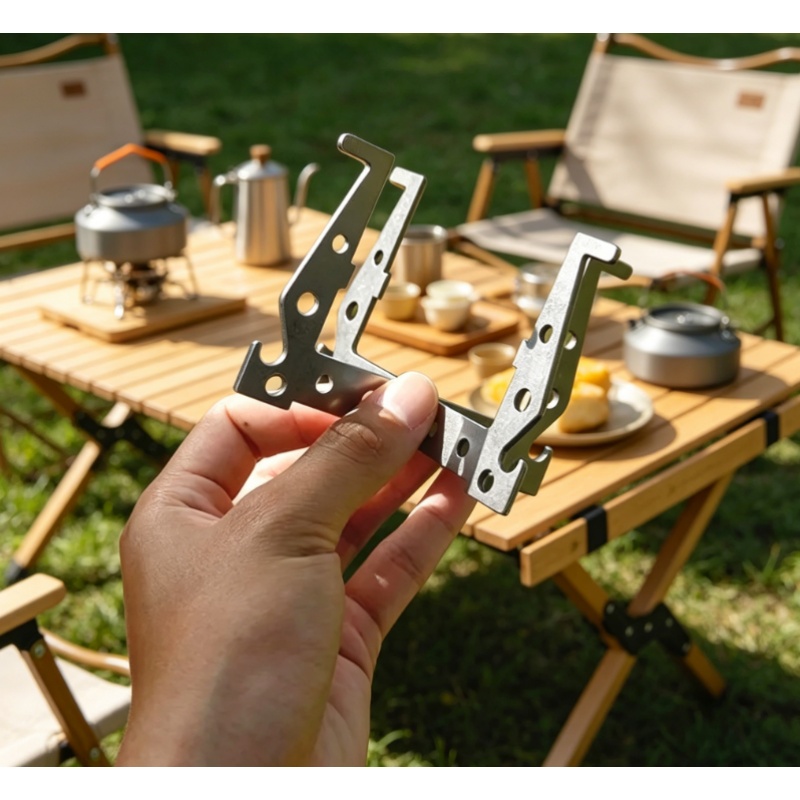 Camping Cooking Equipment Gas - 1 Adet/Set Ayrık Tip Paslanmaz Çelik