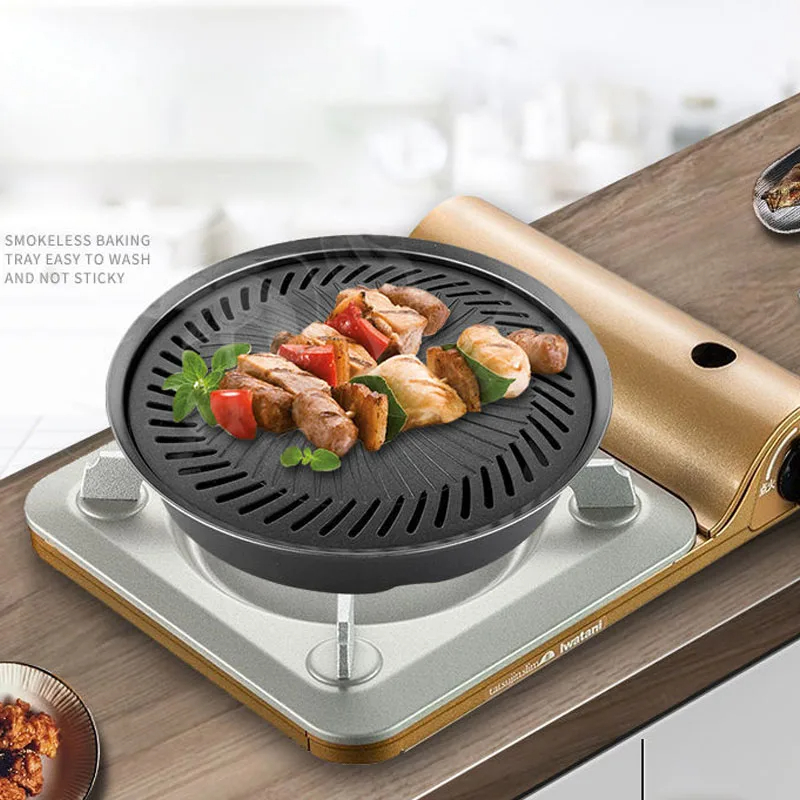 Camping Cooking Flat Top - Kore yapışmaz barbekü tepsisi açık kaset