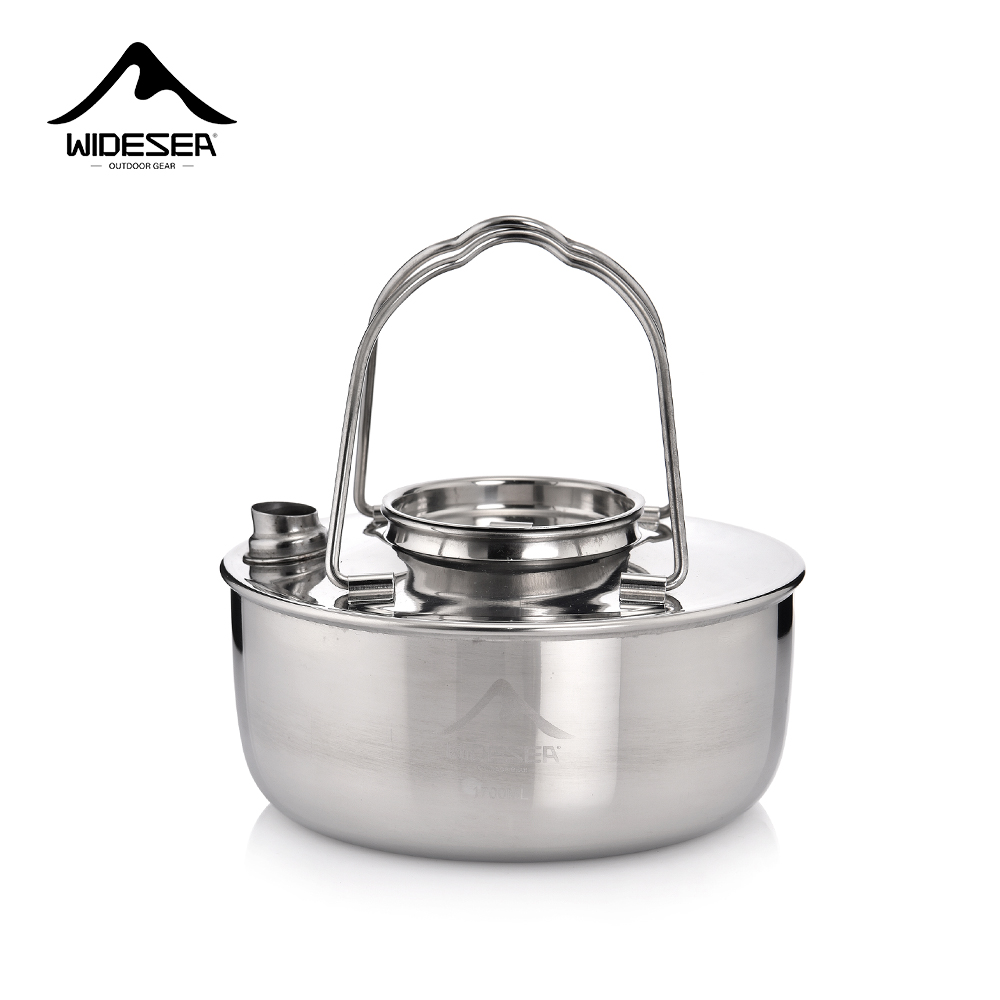 Camping Cooking Kettle - Widesea kamp açık Outdoor SS304 paslanmaz