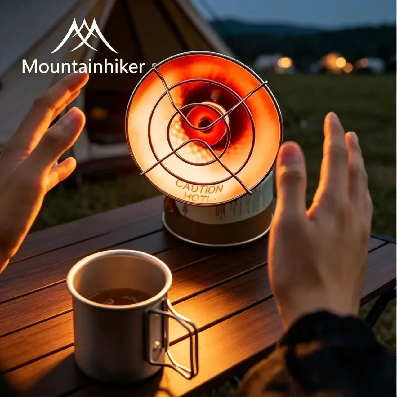 Cooking On Camping Stove - MOUNTAINHIKER Açık Hava Kampı Mini Taşınabilir