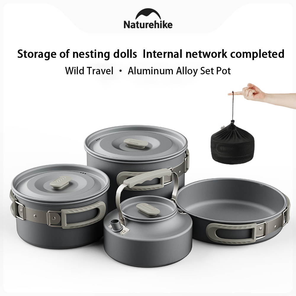 Camping Cooking System - Naturehike Açık Pot Seti, Kamp Pişirme