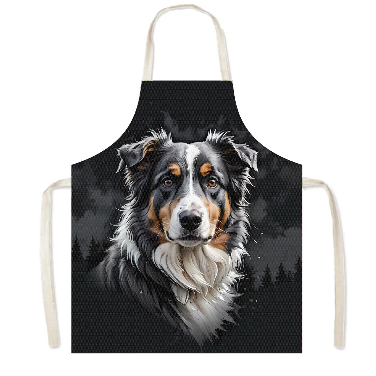 Renkli Köpek Portre Mutfak Önl - Camping Cooking Apron incelemesi ve fiyatı