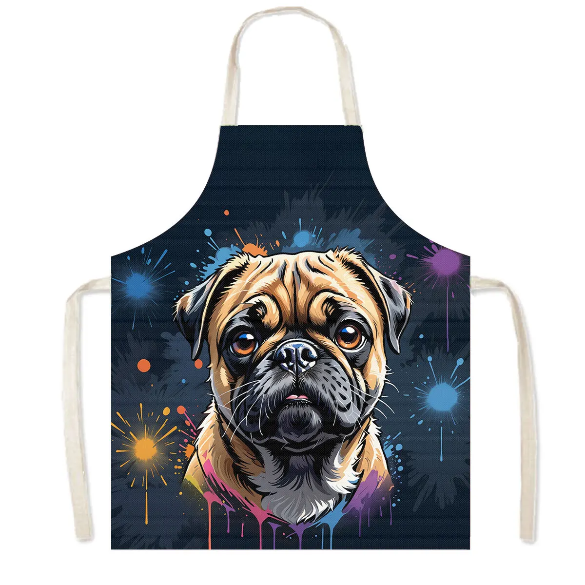 Renkli Köpek Portre Mutfak Önl - Camping Cooking Apron incelemesi ve fiyatı