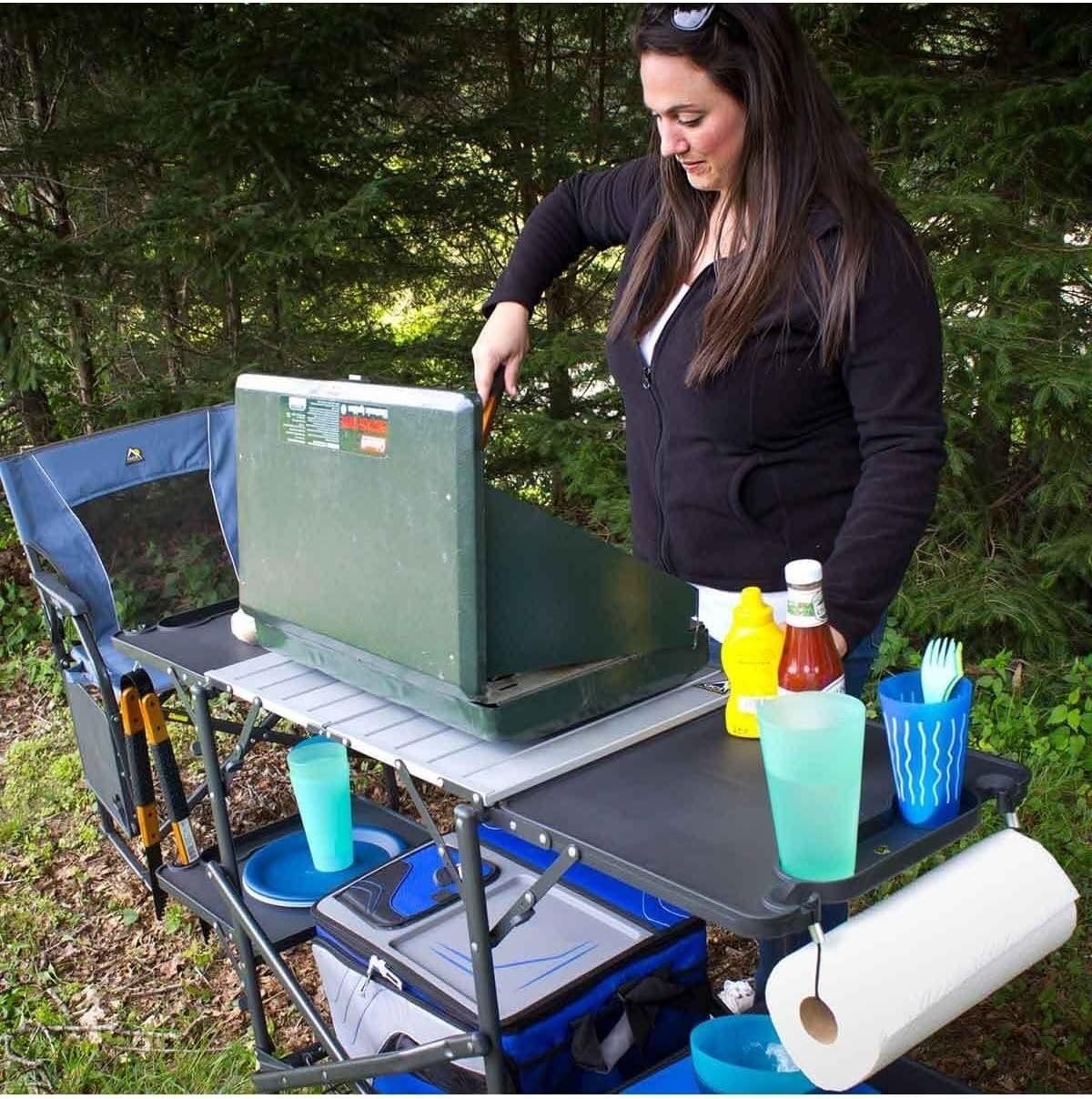 İnce Katlanabilir Portatif Kam - Cooking Outdoor Camping incelemesi ve fiyatı