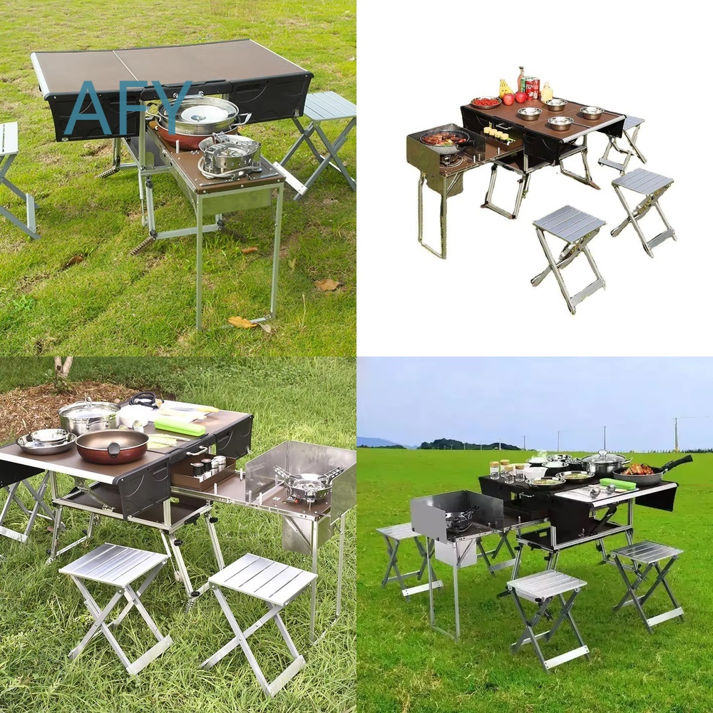 Taşınabilir Katlanabilir Yiyec - Camping Cooking And Dining Set incelemesi ve fiyatı