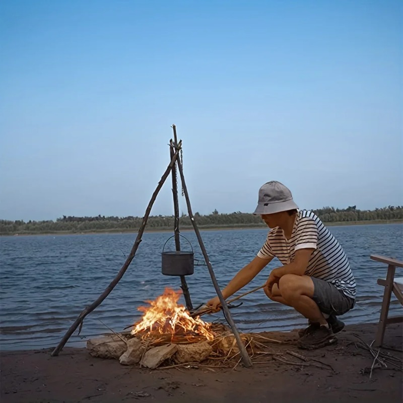 Açık Hava Barbekü Üçayaklı Por - Camping Cooking Pot Tripod incelemesi ve fiyatı