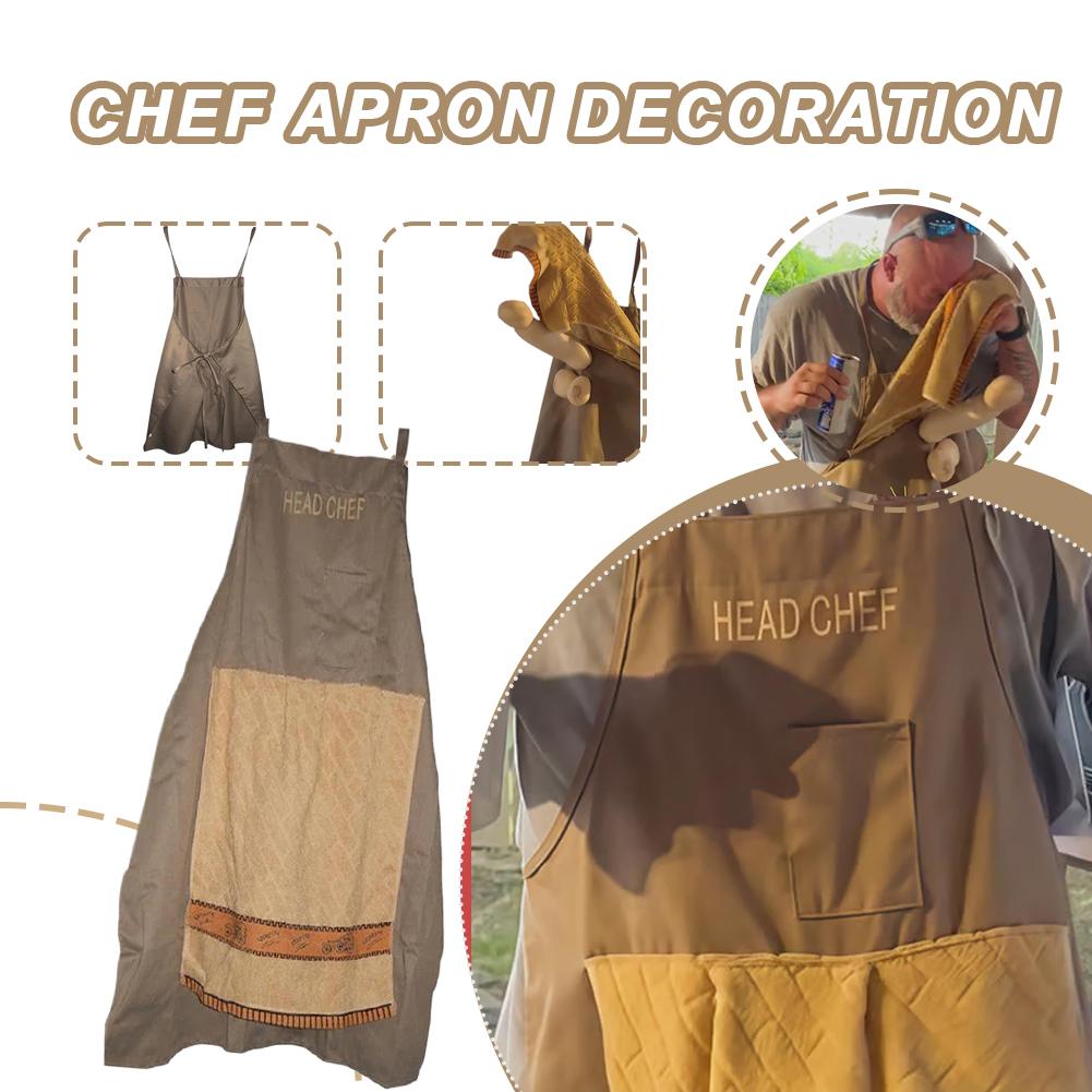 Yaratıcı Şakalar İçin Cepli Şe - Camping Cooking Apron incelemesi ve fiyatı