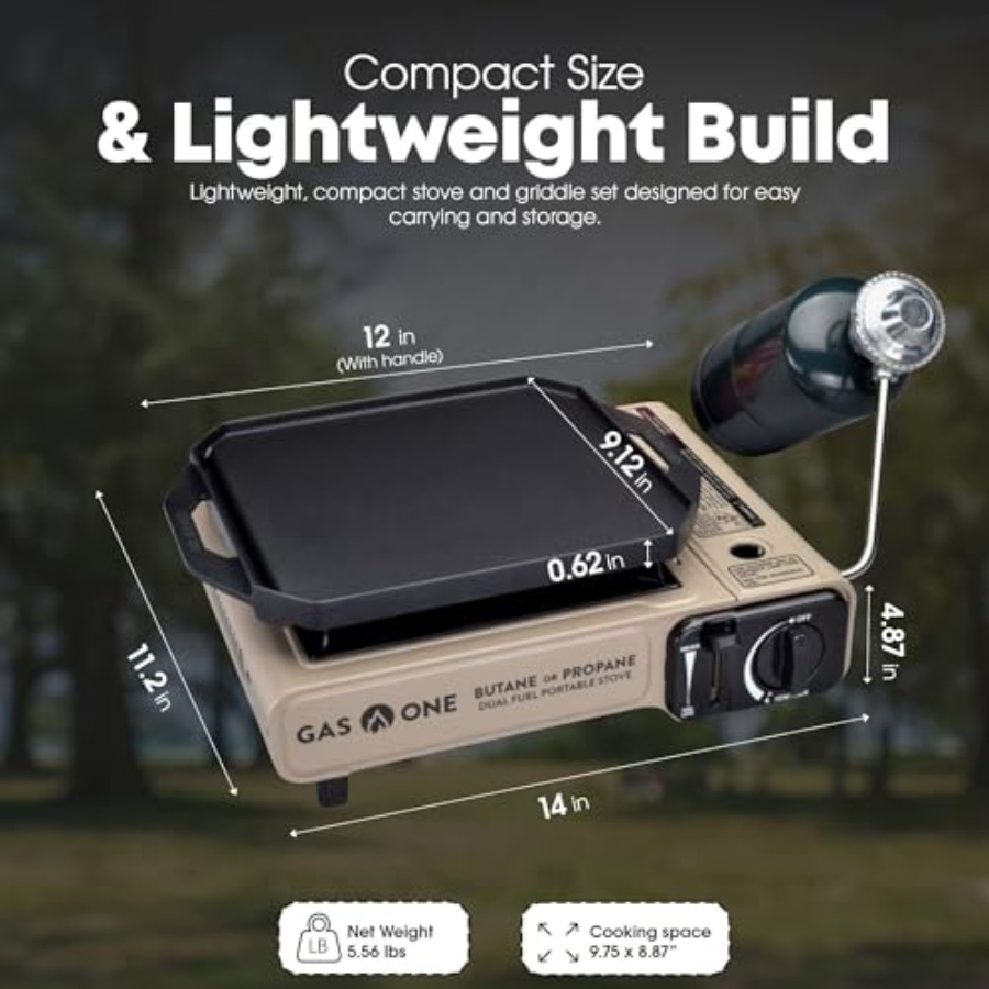 GasOne GS-3400P-KIT Propan vey - Camping Cooking Flat Top incelemesi ve fiyatı