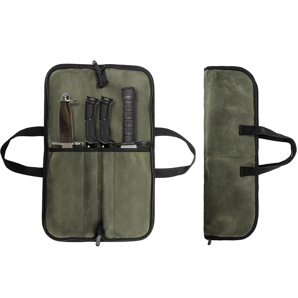 Cilalı Kanvas Bıçak Çantası Ço - Camping Cooking Rack incelemesi ve fiyatı