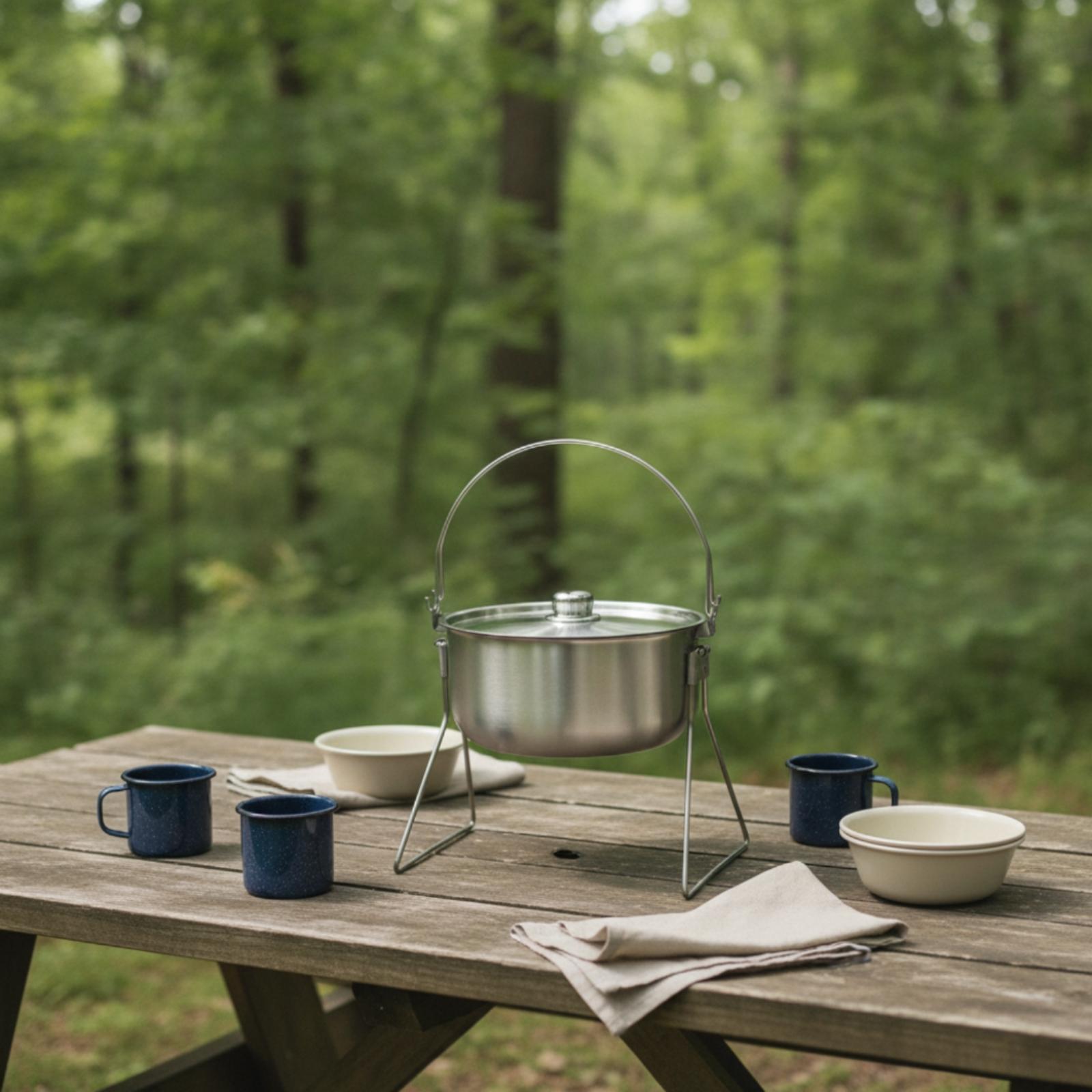 Üç Ayaklı Çerçeveli Paslanmaz  - Camping Cooking Pot Tripod incelemesi ve fiyatı