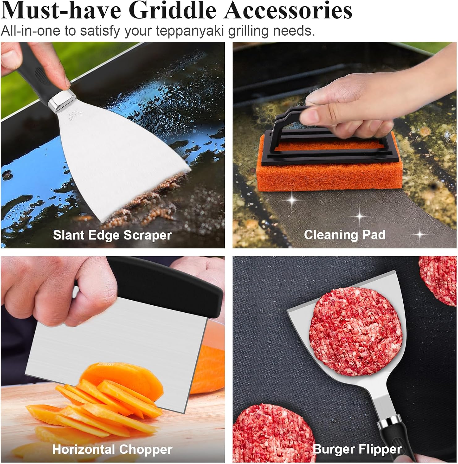 27 Parça Düz Tabanlı Izgara Ak - Camping Cooking Flat Top incelemesi ve fiyatı