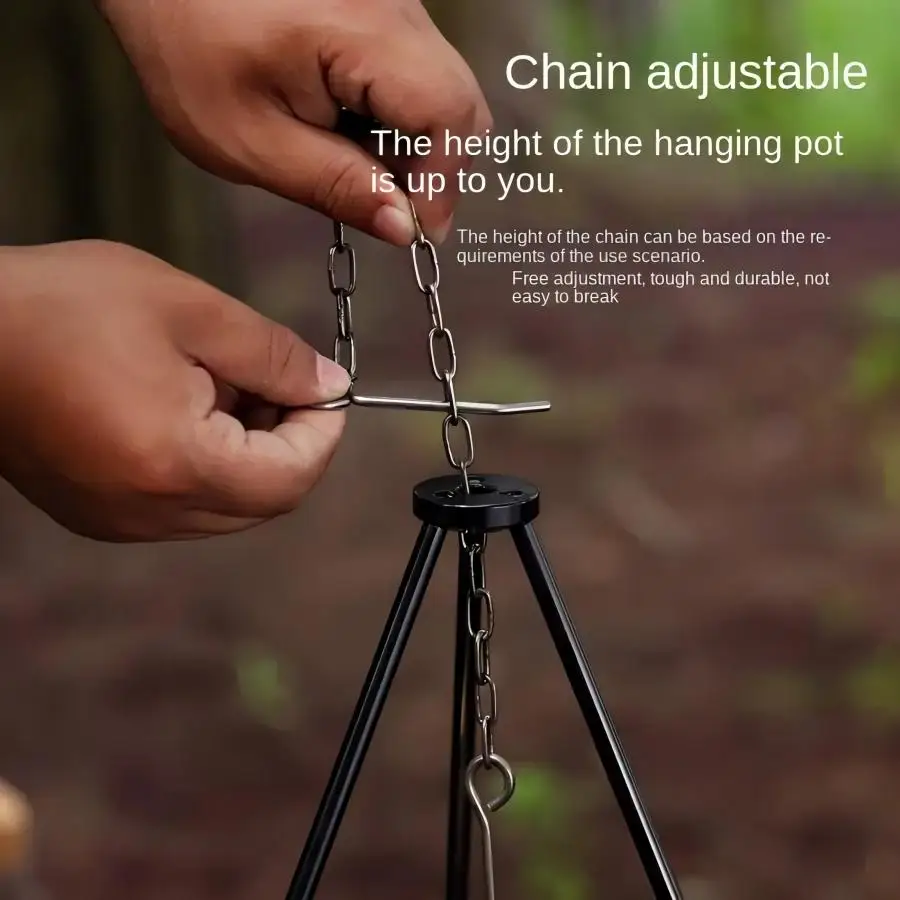 Açık Hava Büyük Kamp Ateşi Üça - Camping Cooking Pot Tripod incelemesi ve fiyatı