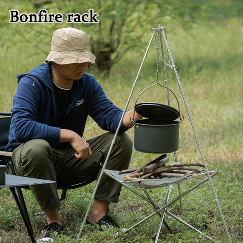 Kamp Bonfire Tripod taşınabili - Camping Cooking Pot Tripod incelemesi ve fiyatı