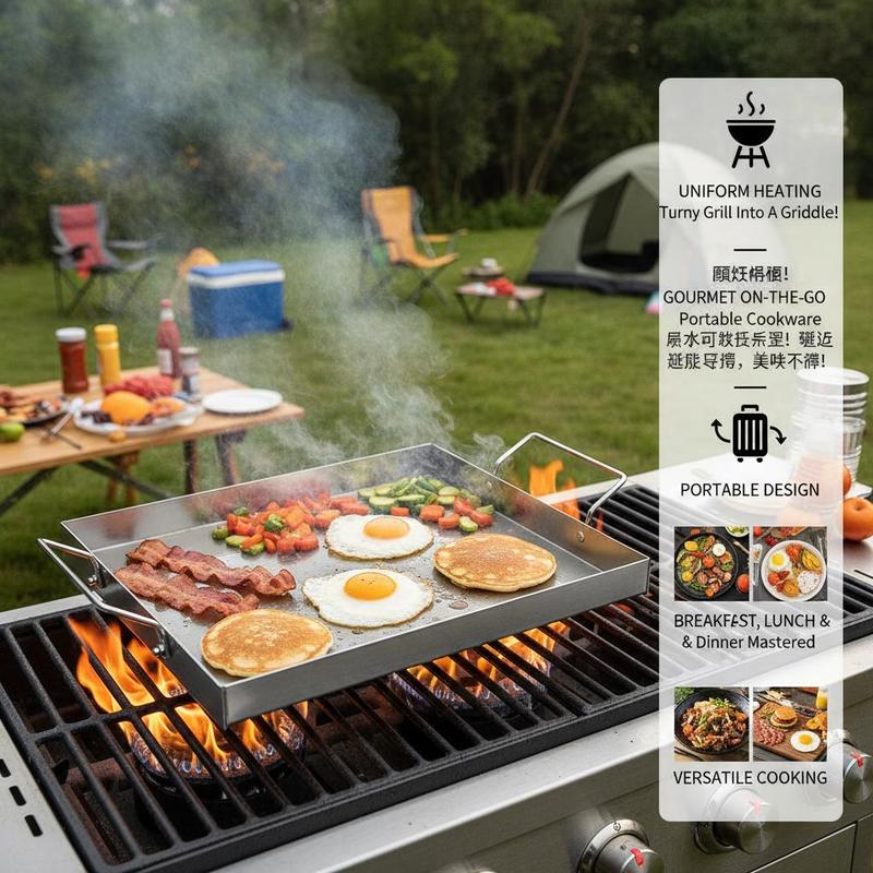 Dikdörtgen Düz Üst Plaka 17x13 - Camping Cooking Flat Top incelemesi ve fiyatı