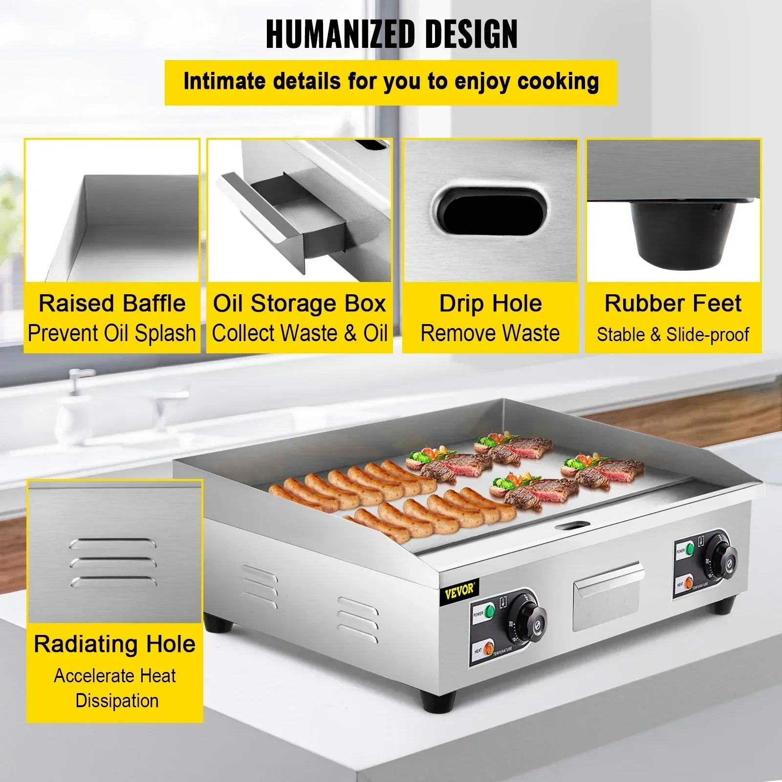 Elektrikli Tezgah Üstü Kalbur  - Camping Cooking Flat Top incelemesi ve fiyatı