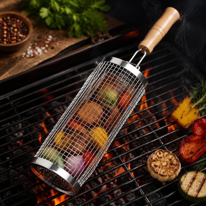 Yuvarlak Barbekü Izgara Sepeti - Camping Cooking Grill incelemesi ve fiyatı