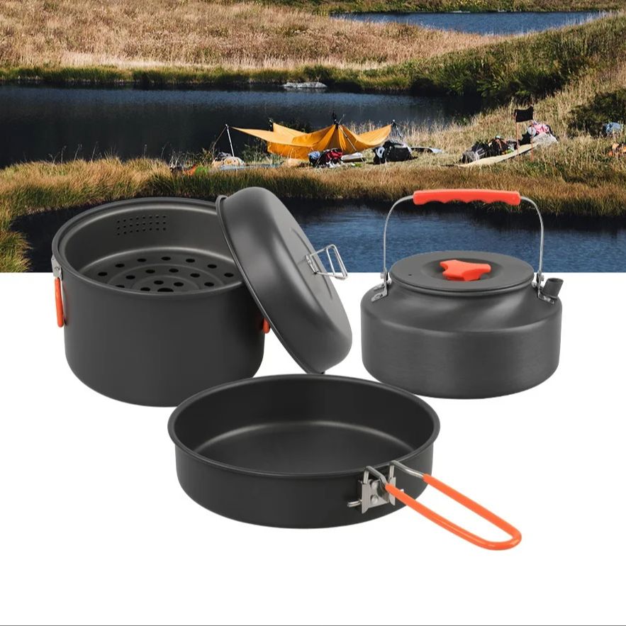Açık TENCERE SETİ kamp tencere - Camping Cooking Kettle incelemesi ve fiyatı