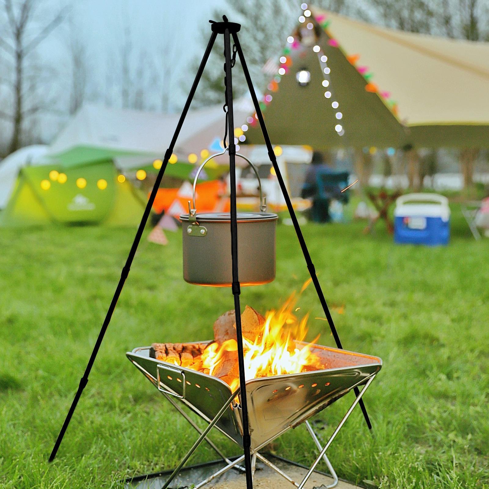 Açık Hava Büyük Şenlik Ateşi Ü - Camping Cooking Pot Tripod incelemesi ve fiyatı