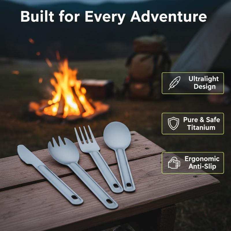 Taşınabilir Titanyum Uzun Sapl - Camping Cooking Bundle incelemesi ve fiyatı