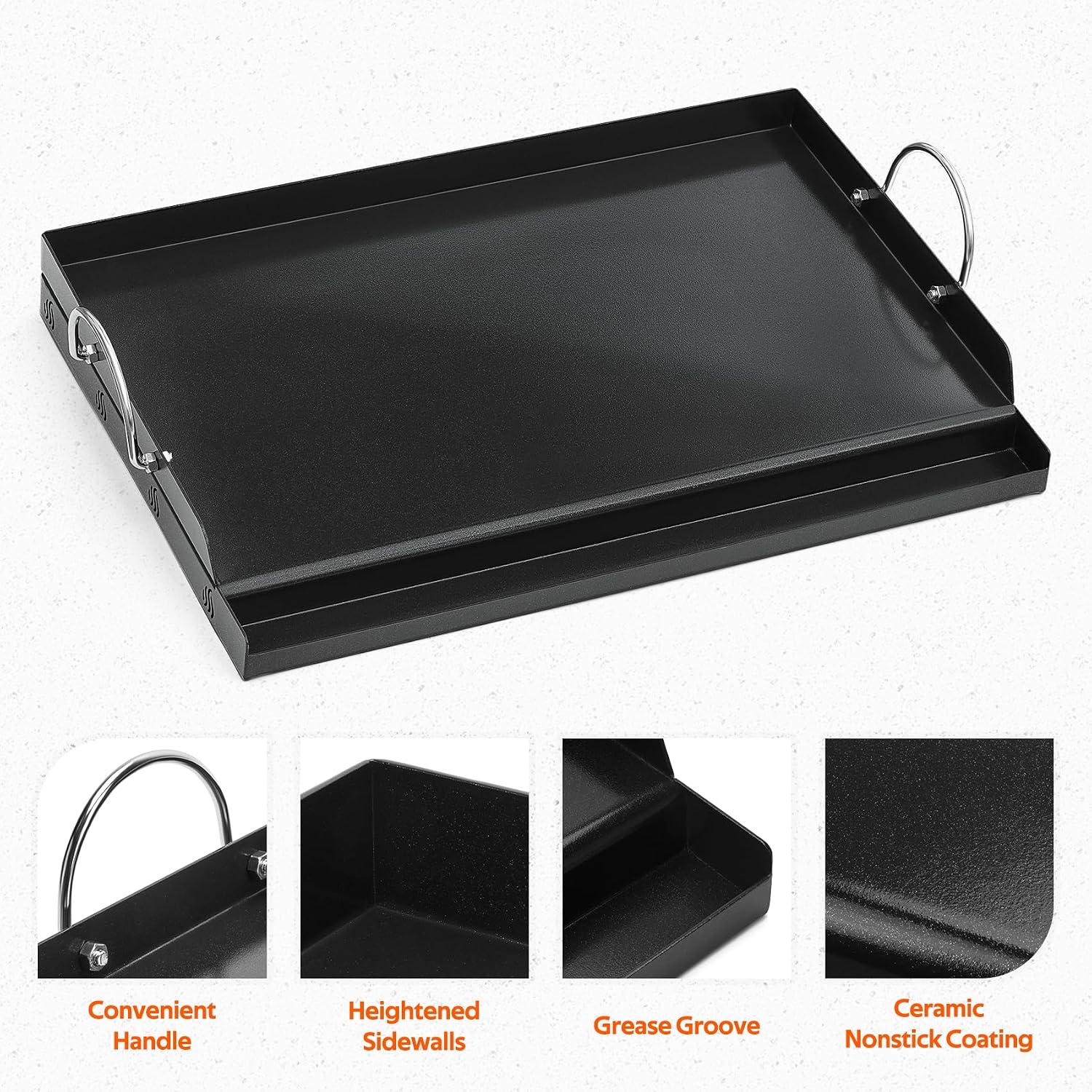 Evrensel Barbekü Izgarası Düz  - Camping Cooking Flat Top incelemesi ve fiyatı