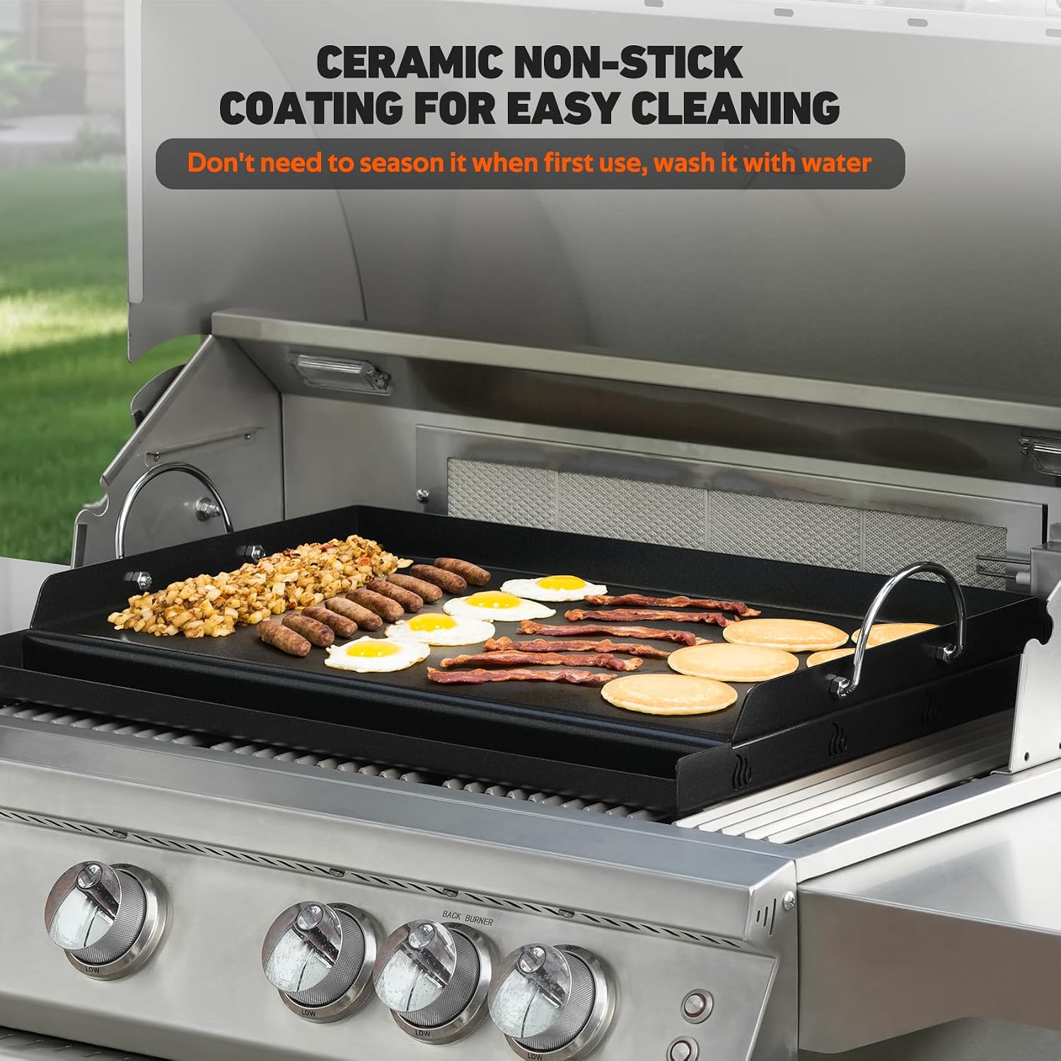 Evrensel Barbekü Izgarası Düz  - Camping Cooking Flat Top incelemesi ve fiyatı