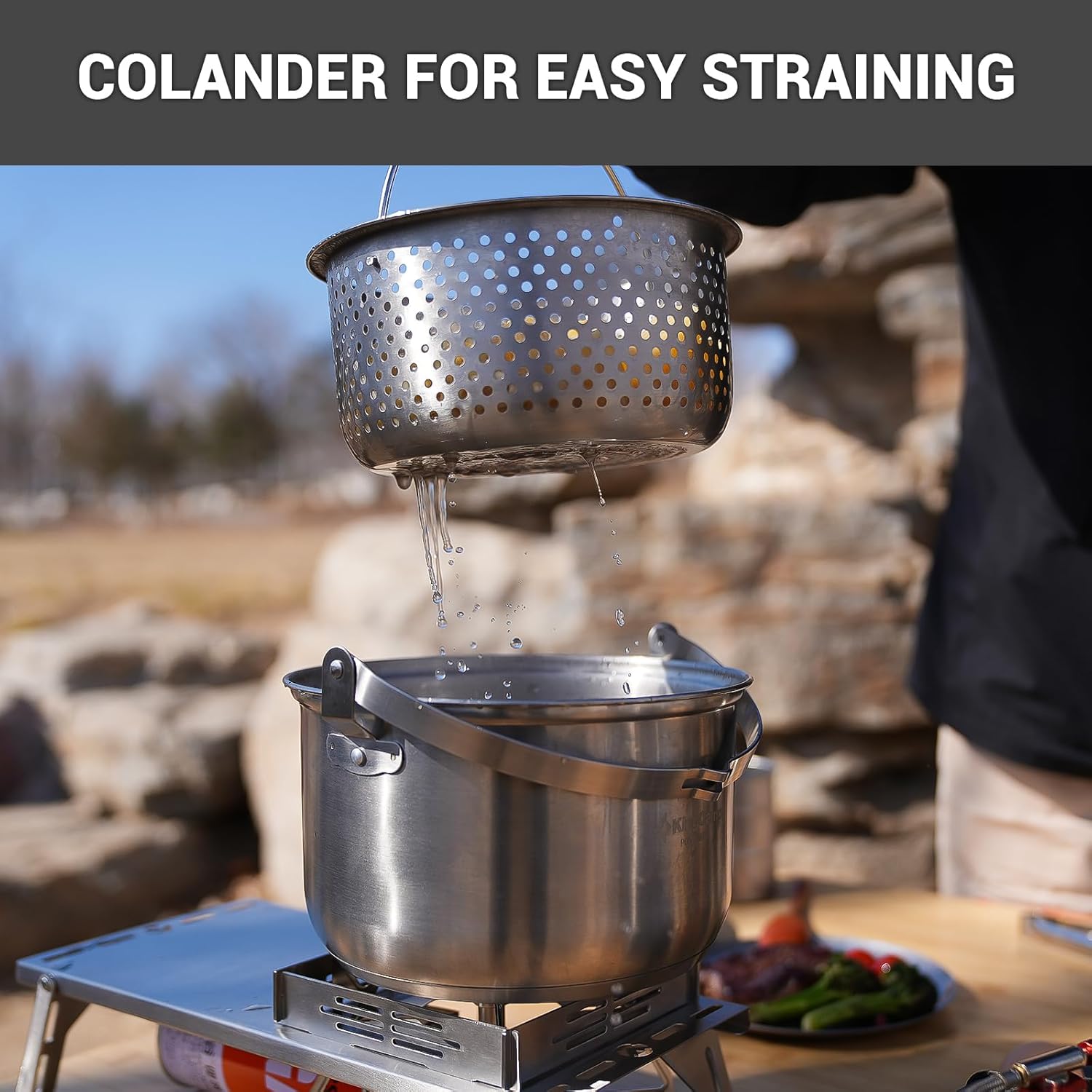 304 Paslanmaz Çelik Kamp Yemek - Camping Cooking Kettle incelemesi ve fiyatı