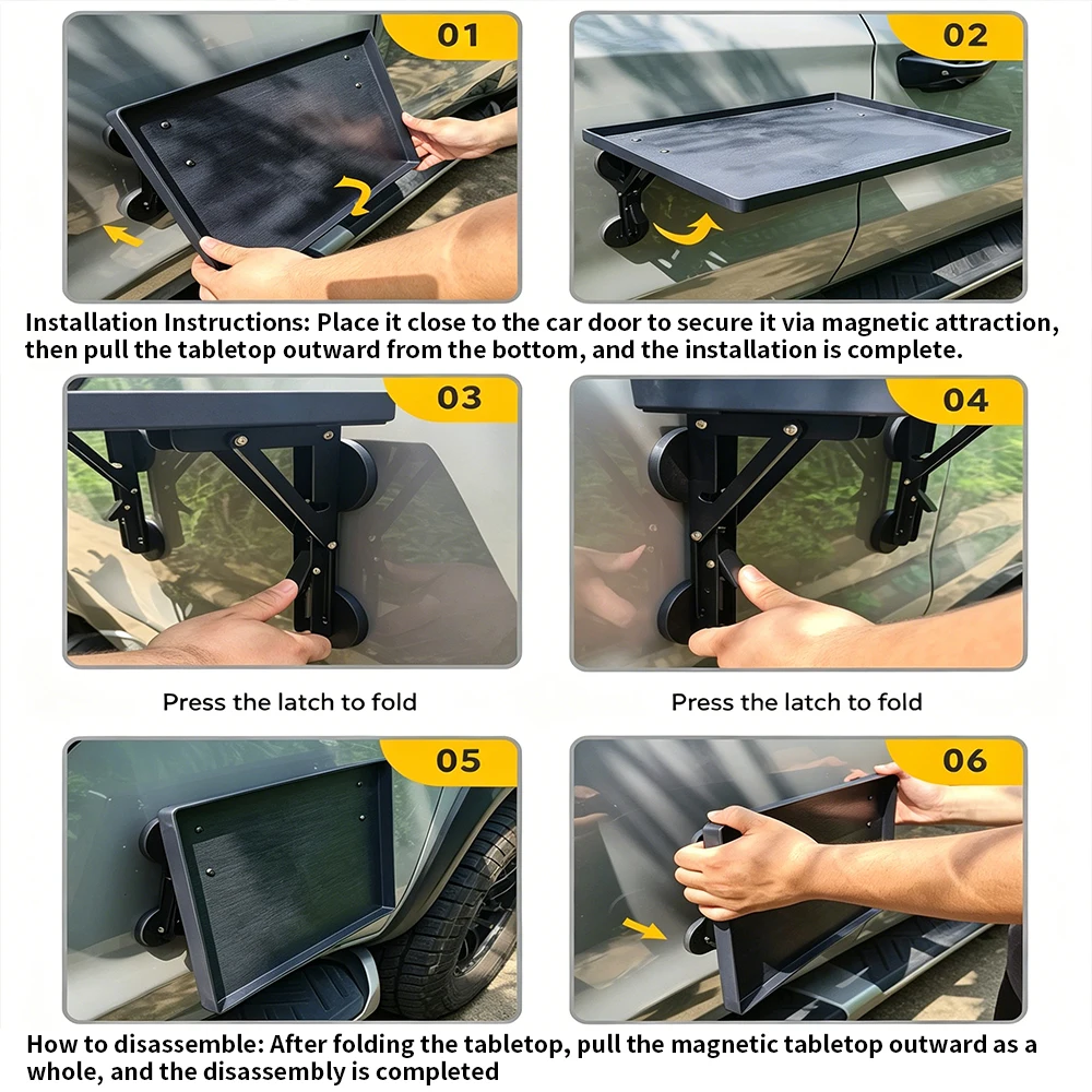 Taşınabilir Araba Yan Kapı Asm - Camping Cooking Tray incelemesi ve fiyatı