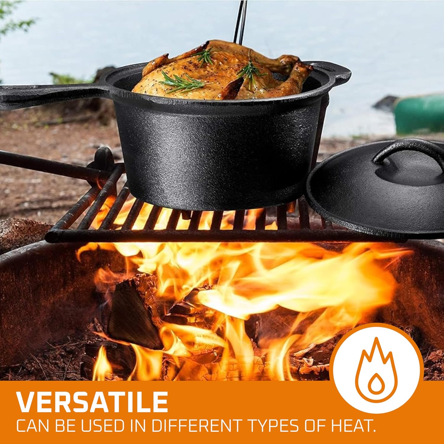7 Parçalı Kamp Yemek Pişirme S - Camping Cooking Dutch Oven incelemesi ve fiyatı