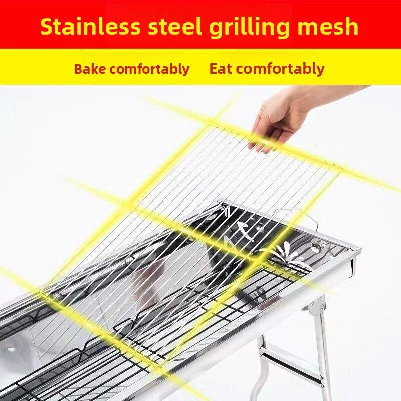 Büyük Katlanır Mangal Izgarası - Camping Cooking Grill incelemesi ve fiyatı