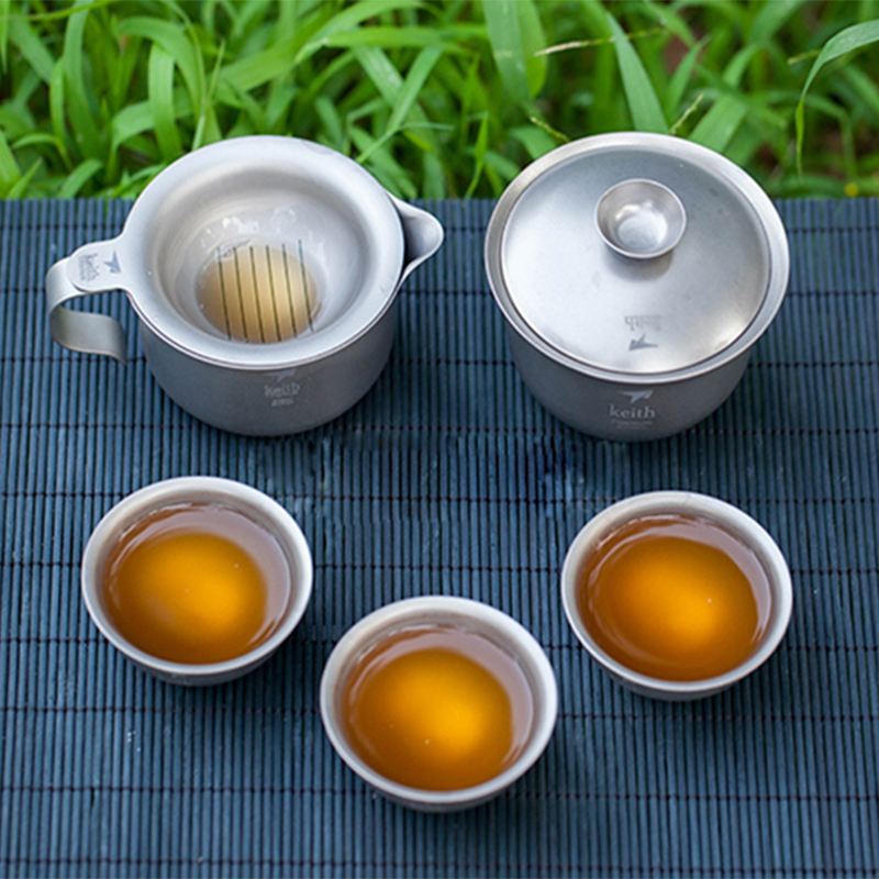 Keith titanyum Kung Fu çay set - Camping Cooking Kettle incelemesi ve fiyatı