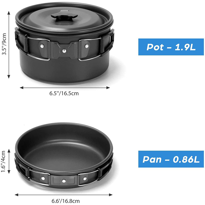 1 takım açık hava tencere tava - Camping Cooking Kettle incelemesi ve fiyatı
