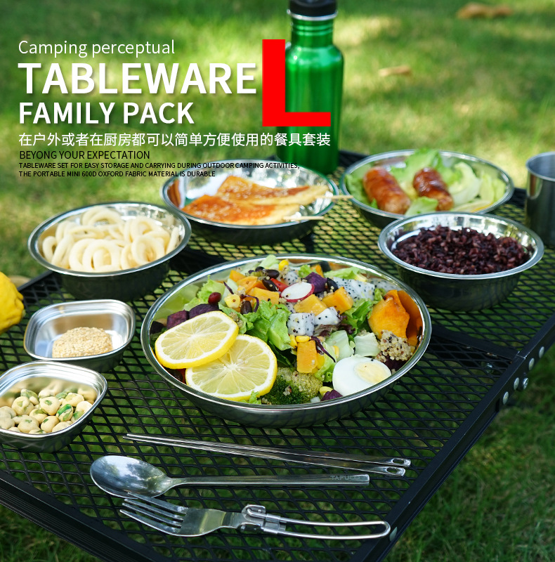 Yeni Kamp Yemek Seti Taşınabil - Camping Cooking And Dining Set incelemesi ve fiyatı